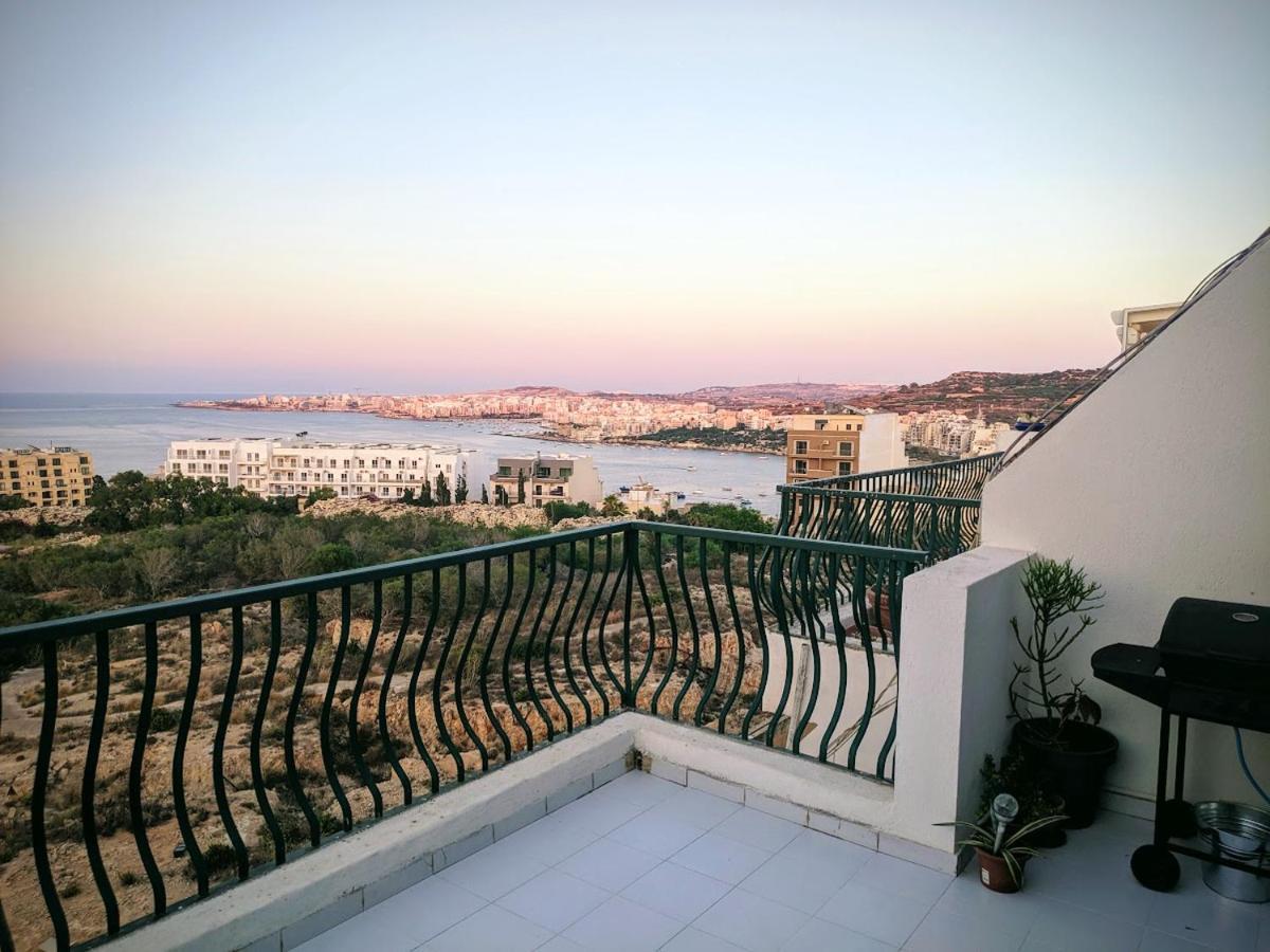 Gaia Penthouse Sea And Country Views Home Сейнт Полс Бей Екстериор снимка